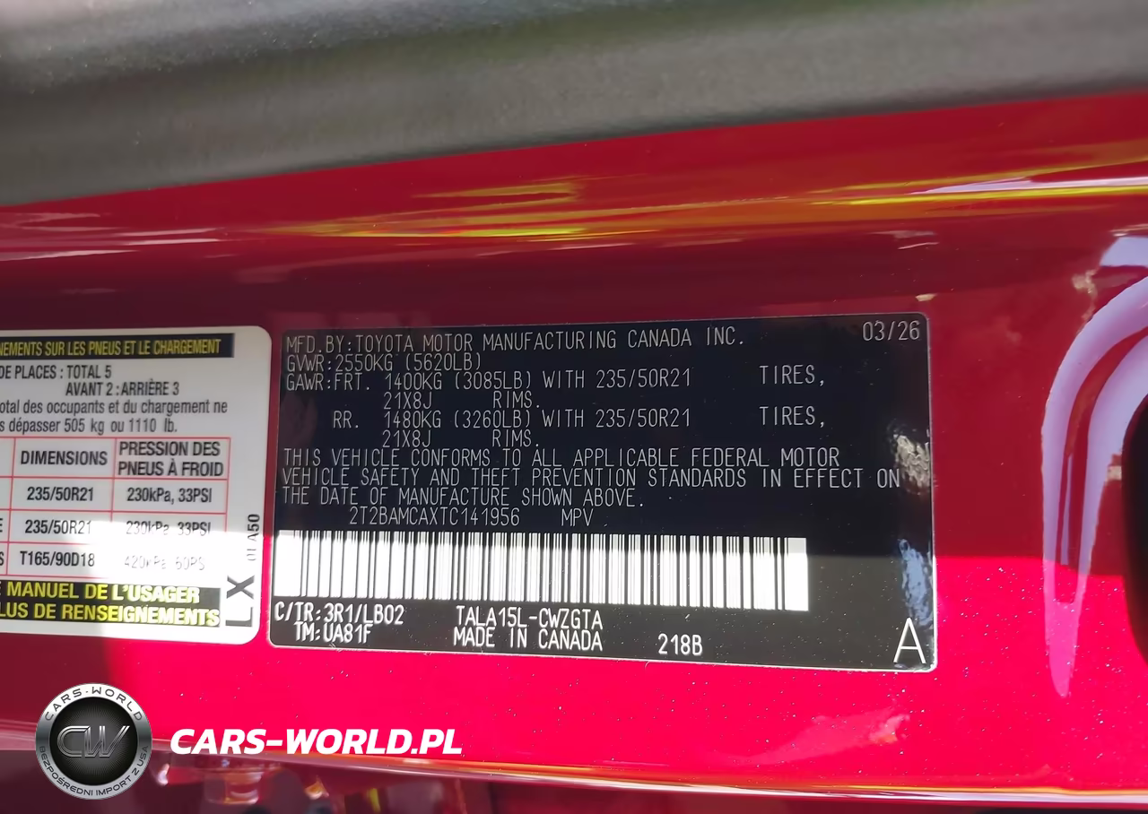 2026 Lexus Rx 350 Premium+ VIN:2T2BAMCAXTC141956 - 9