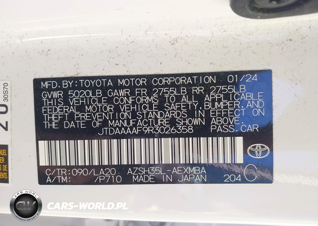 2024 Toyota Crown Limited VIN:JTDAAAAF9R3026358 - 9