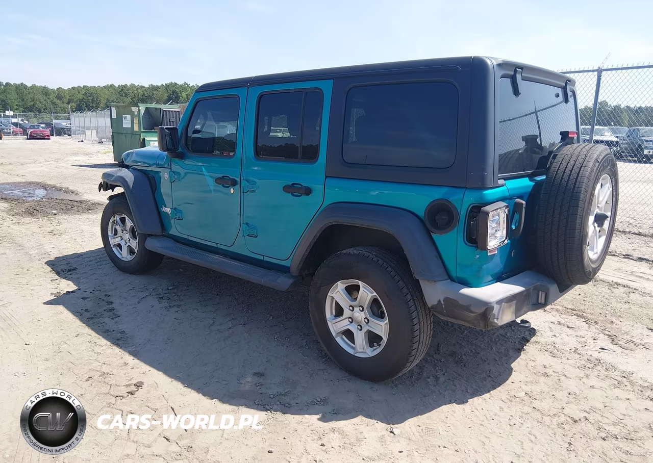 2019 Jeep Wrangler Unlimited Sport S 4X4 VIN:1C4HJXDN7KW617619 - 3