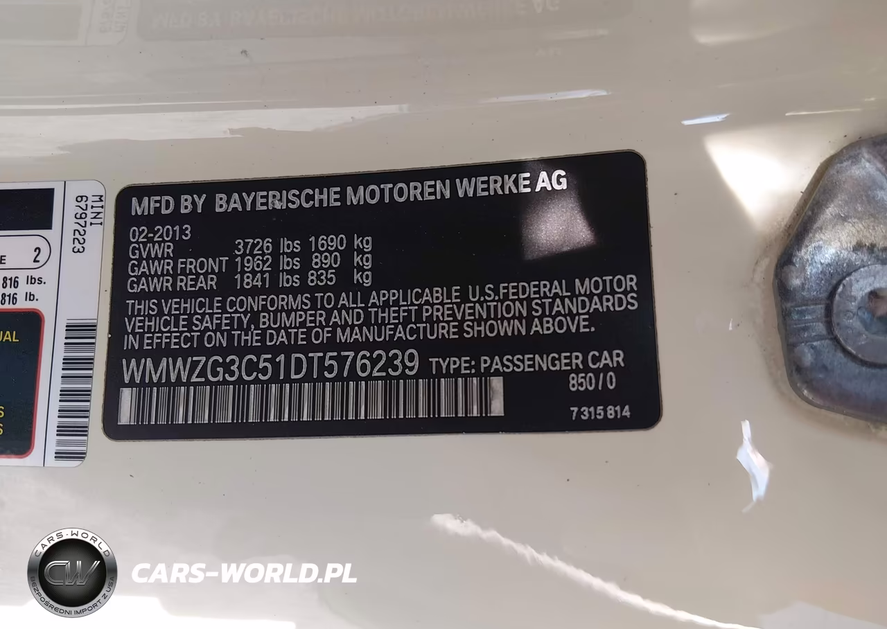2013 Mini Clubman Cooper S VIN:WMWZG3C51DT576239 - 9