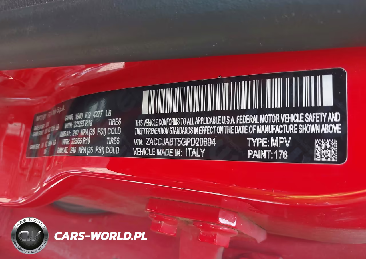 2016 Jeep Renegade Latitude VIN:ZACCJABT5GPD20894 - 9