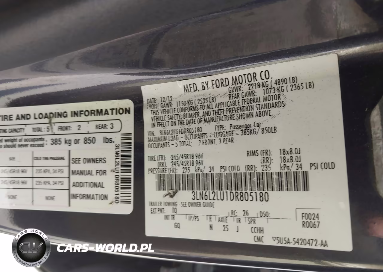 2013 Lincoln Mkz Hybrid VIN:3LN6L2LU1DR805180 - 9