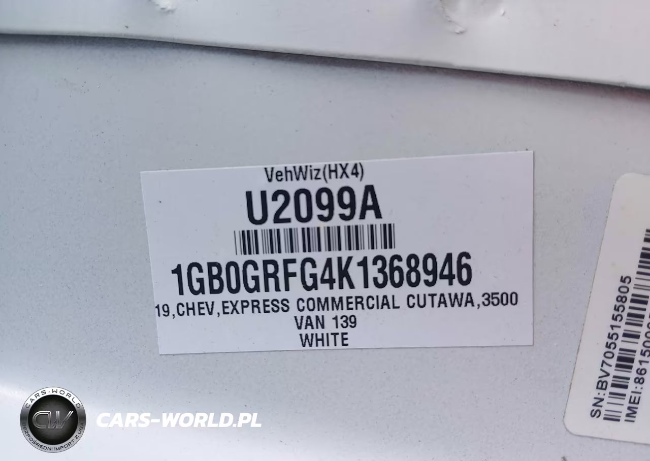 2019 Chevrolet Express Cutaway 4500 VIN:1GB0GRFG4K1368946 - 13