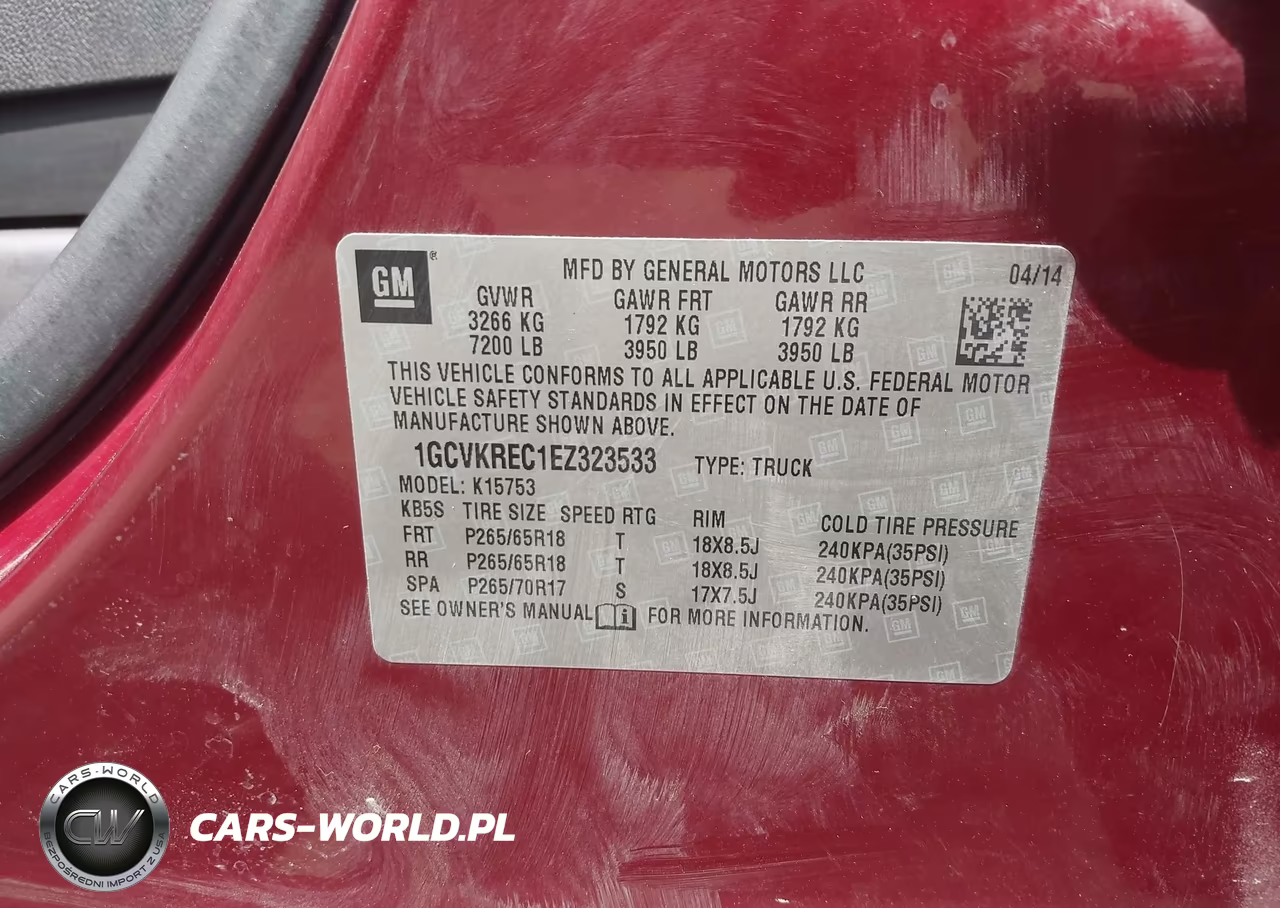 2014 Chevrolet Silverado 1500 Lt VIN:1GCVKREC1EZ323533 - 9