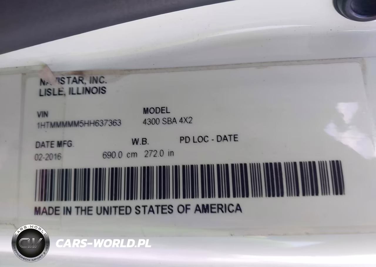 2017 International Durastar 4300 VIN:1HTMMMMM5HH637363 - 8