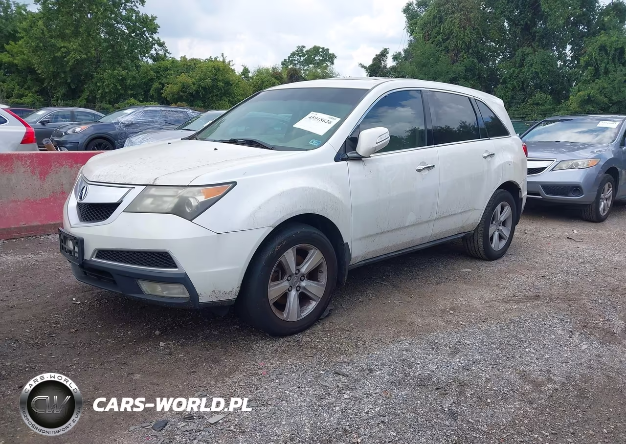 2011 Acura Mdx VIN:2HNYD2H20BH524542 - 2