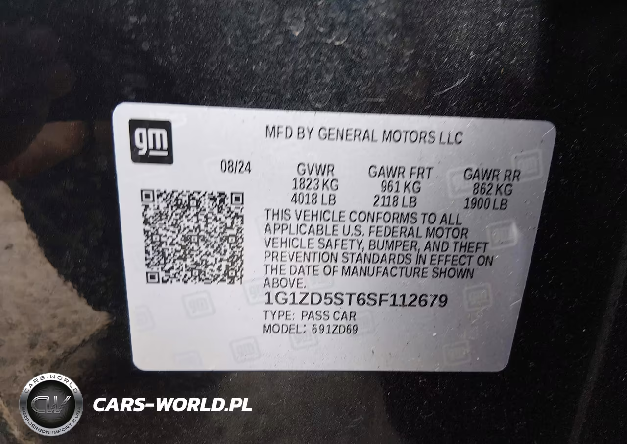 2025 Chevrolet Malibu Fwd 1Lt VIN:1G1ZD5ST6SF112679 - 9