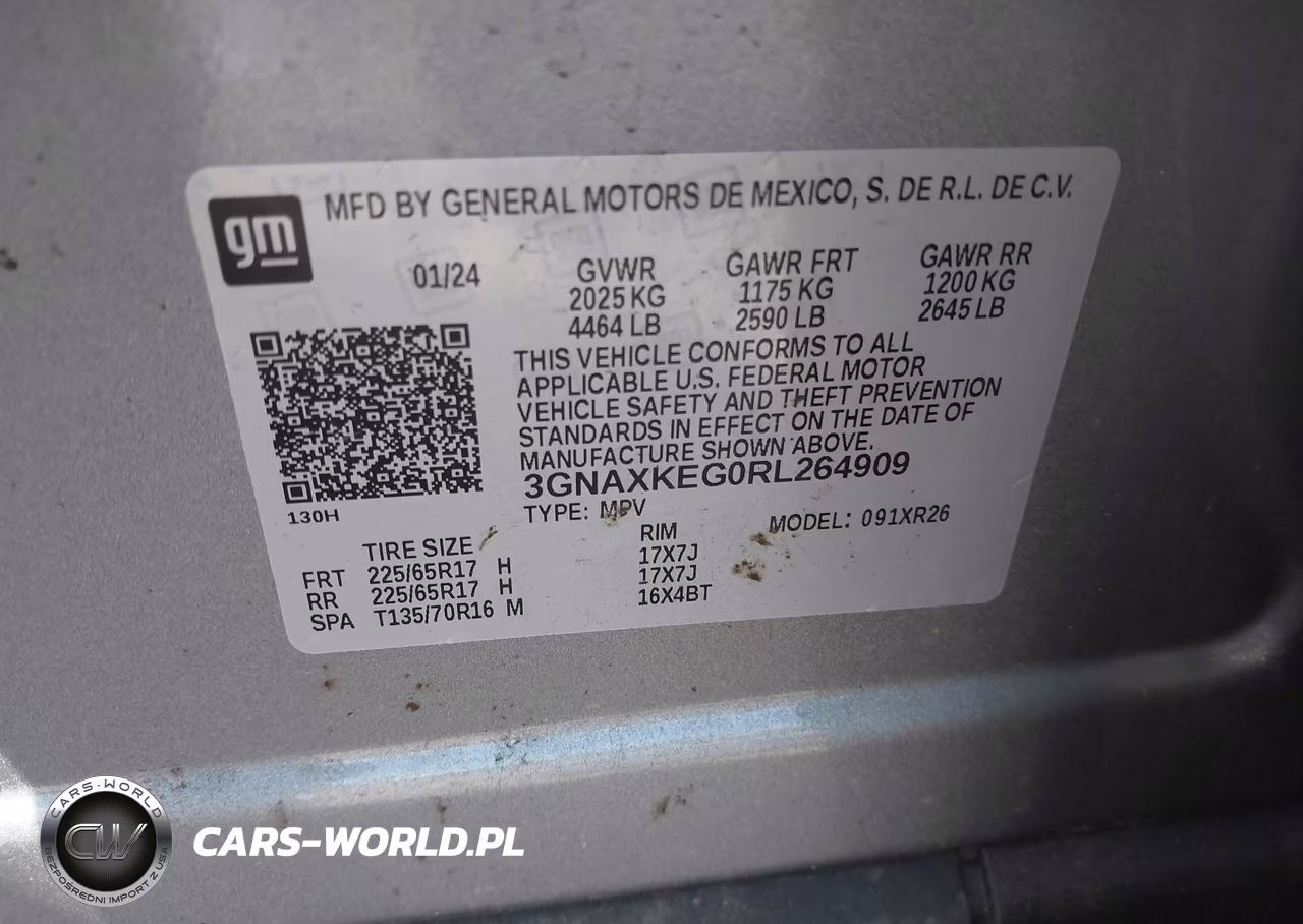 2024 Chevrolet Equinox Fwd Lt VIN:3GNAXKEG0RL264909 - 9