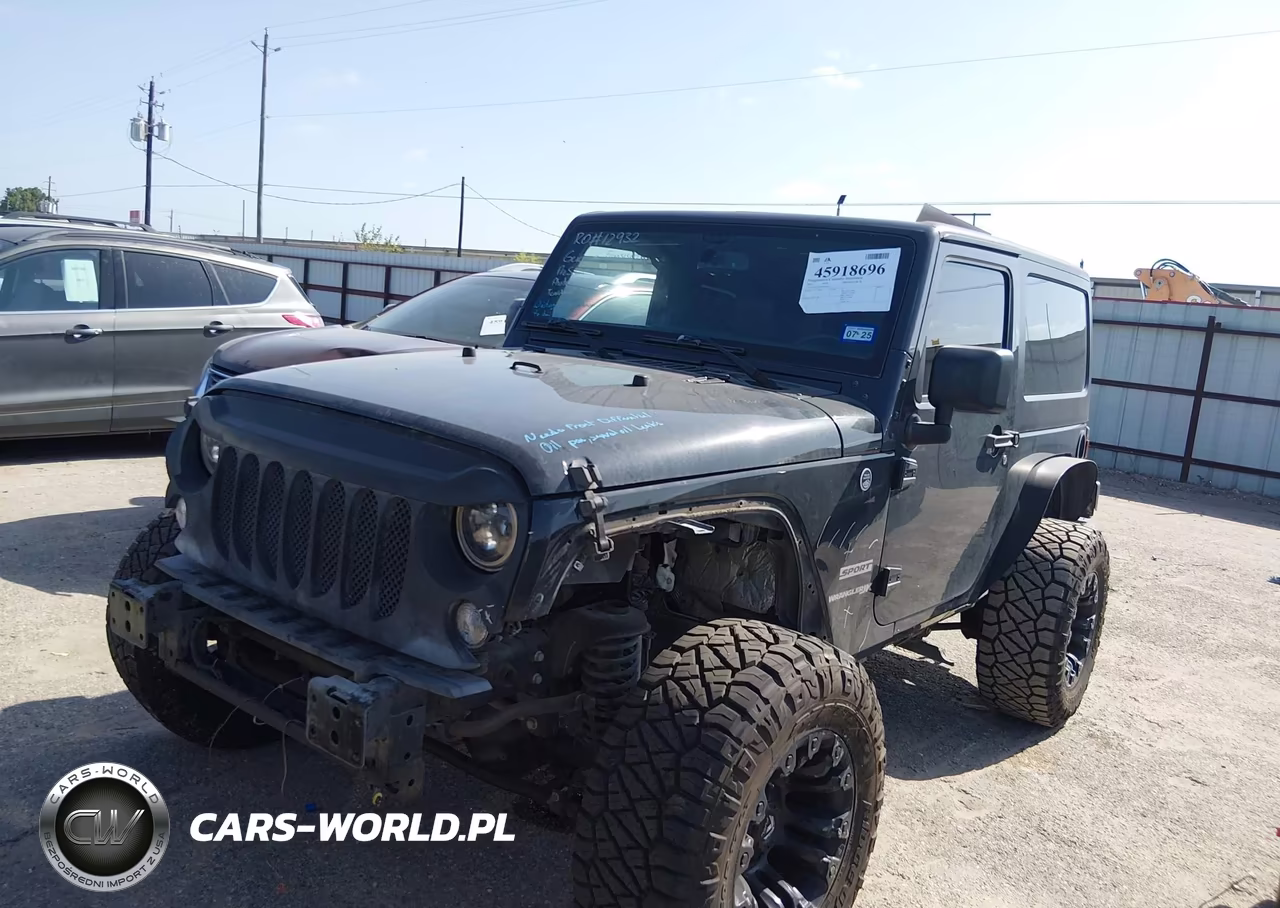 2018 Jeep Wrangler Jk Sport S 4X4 VIN:1C4GJWAG8JL812172 - 2