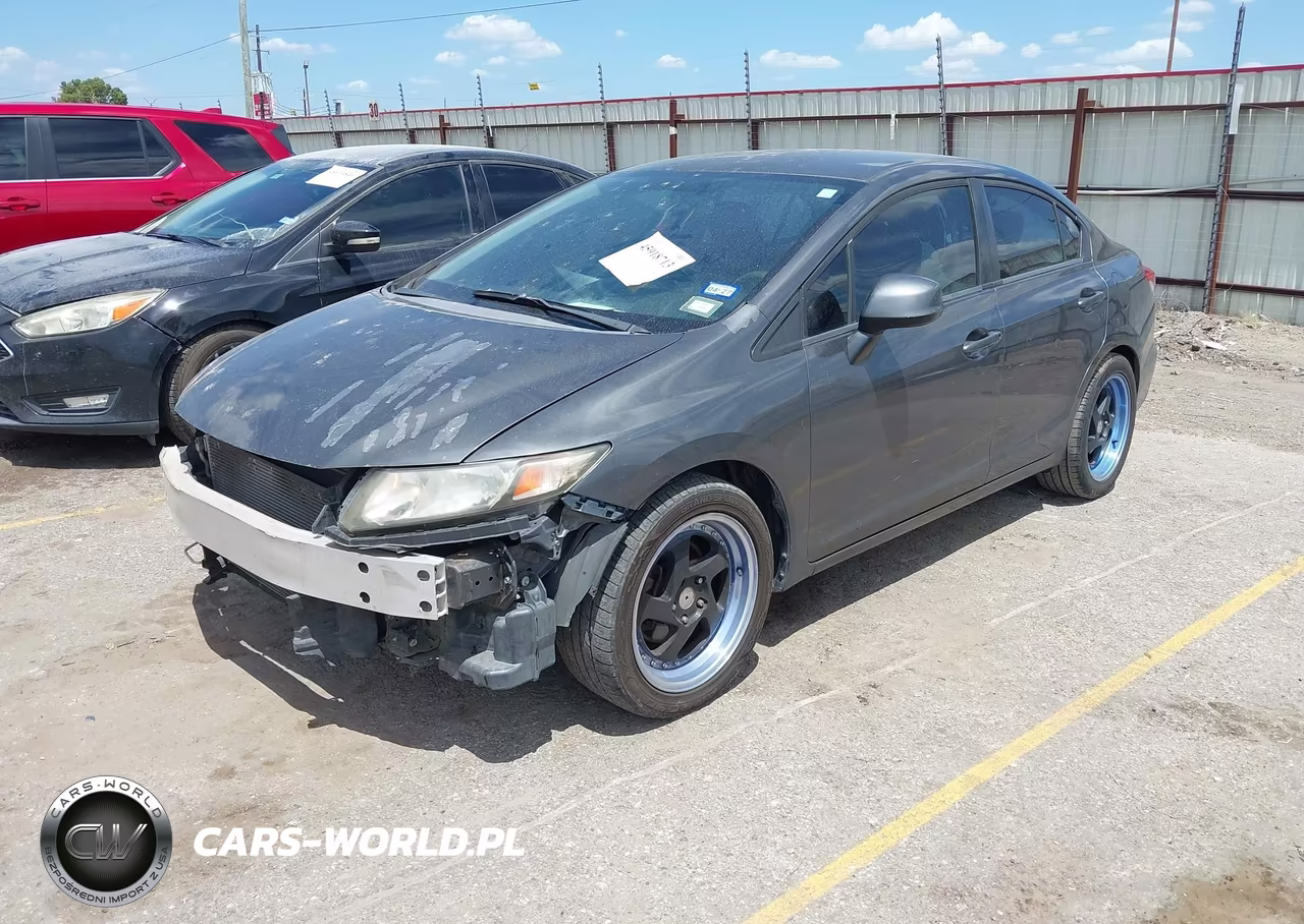 2013 Honda Civic Lx VIN:2HGFB2F58DH554456 - 2