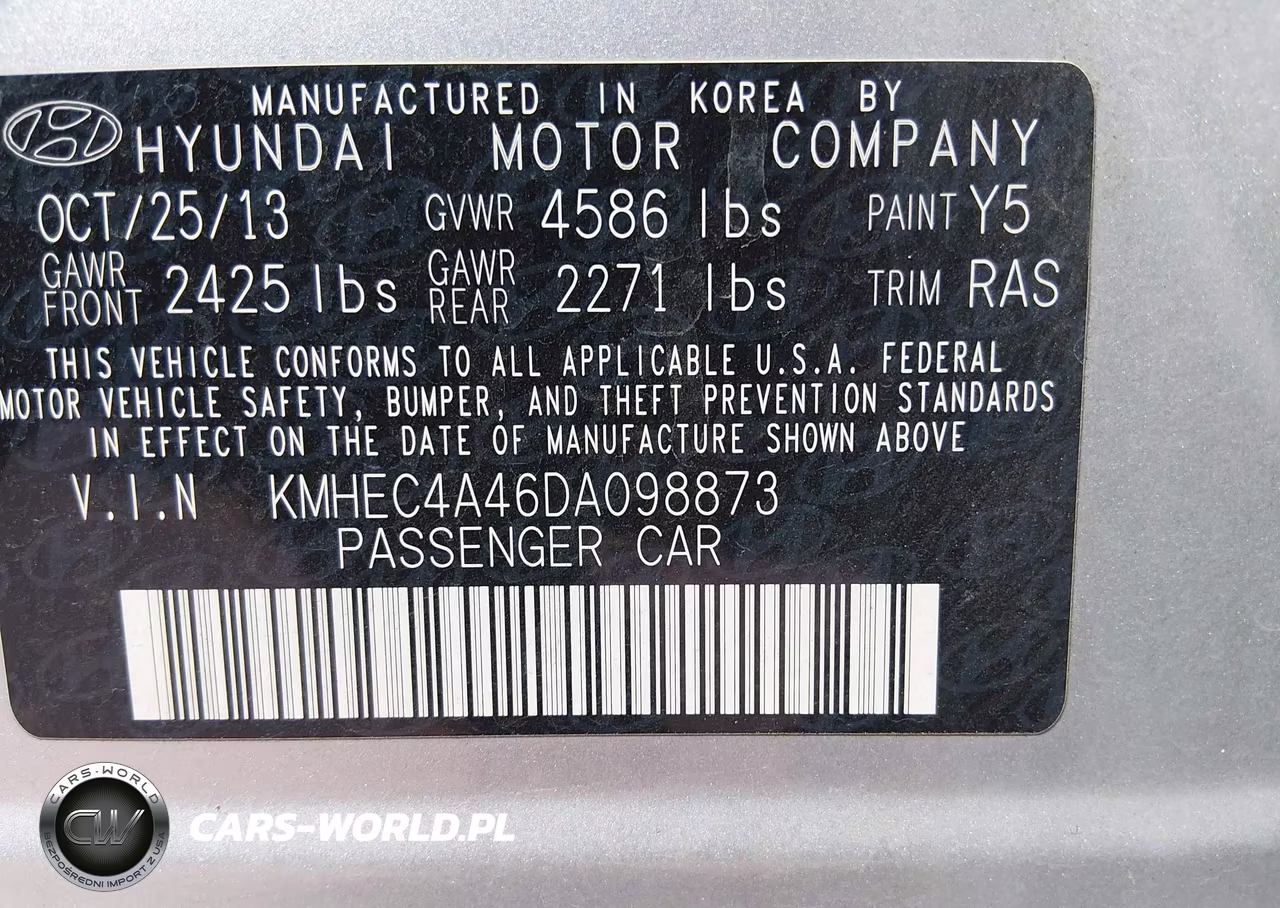 2013 Hyundai Sonata Hybrid Limited VIN:KMHEC4A46DA098873 - 9