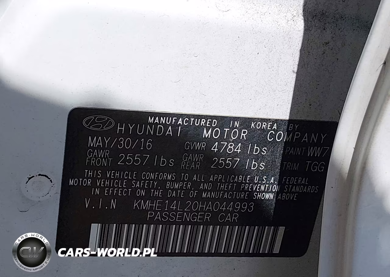 2017 Hyundai Sonata Plug-In Hybrid VIN:KMHE14L20HA044993 - 9
