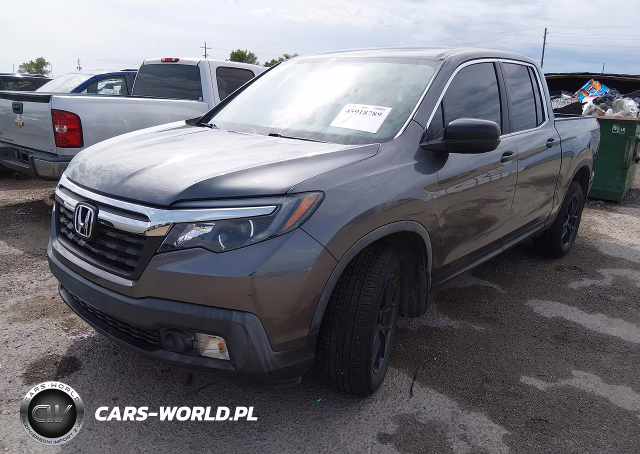 2017 Honda Ridgeline Rt VIN:5FPYK3F22HB021492 - 2