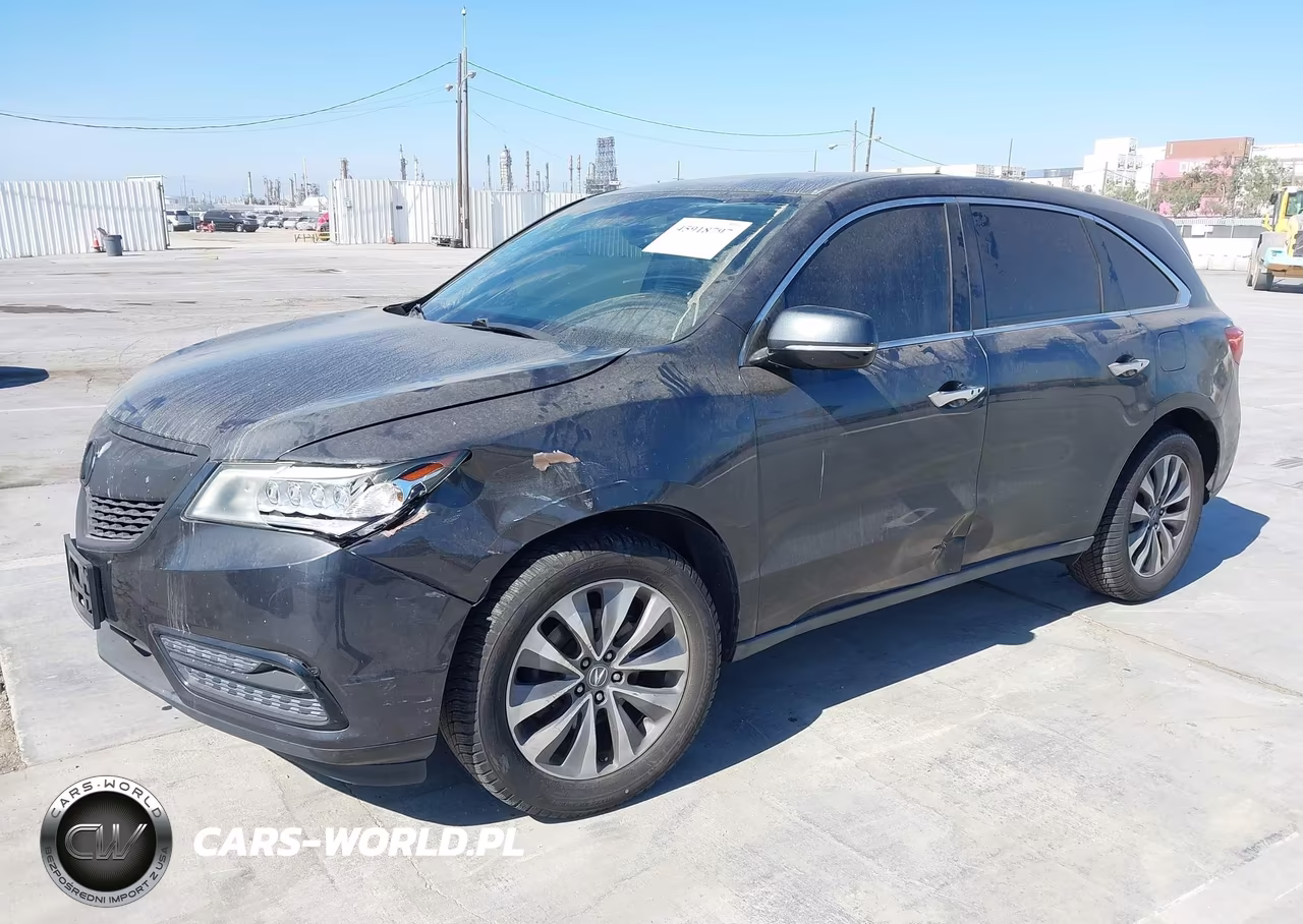 2014 Acura Mdx Technology Package VIN:5FRYD3H46EB018381 - 2