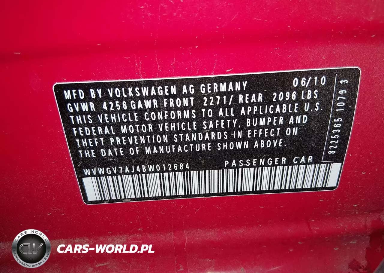 2011 Volkswagen Gti 4-Door-4-Door Autobahn VIN:WVWGV7AJ4BW012684 - 9