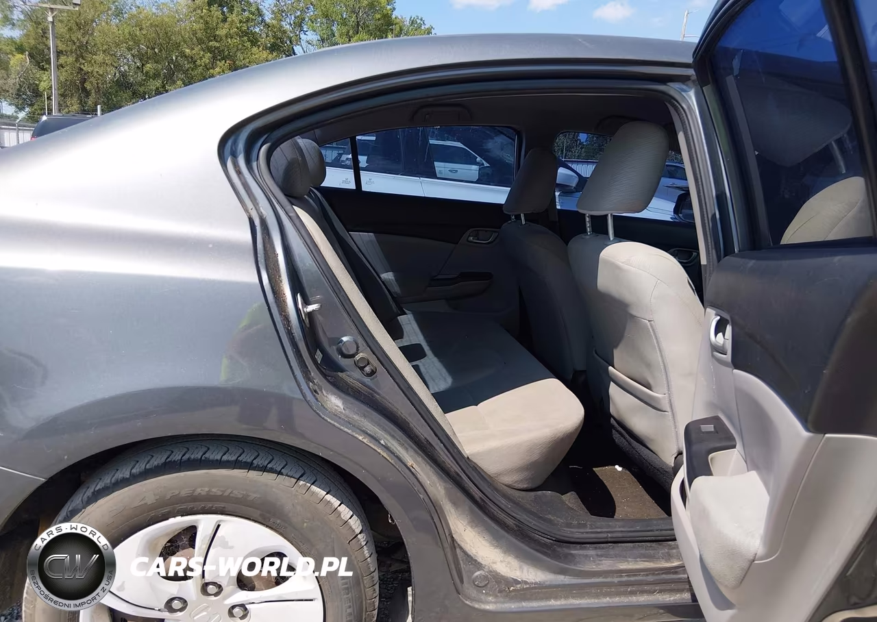 2013 Honda Civic Lx VIN:19XFB2F57DE018446 - 8