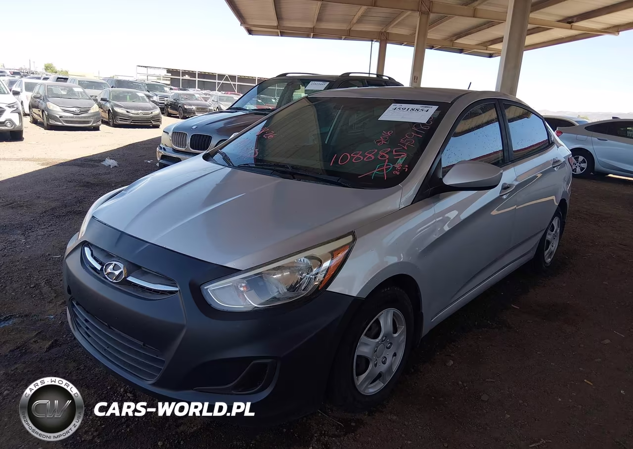 2016 Hyundai Accent Se VIN:KMHCT4AE6GU108885 - 2