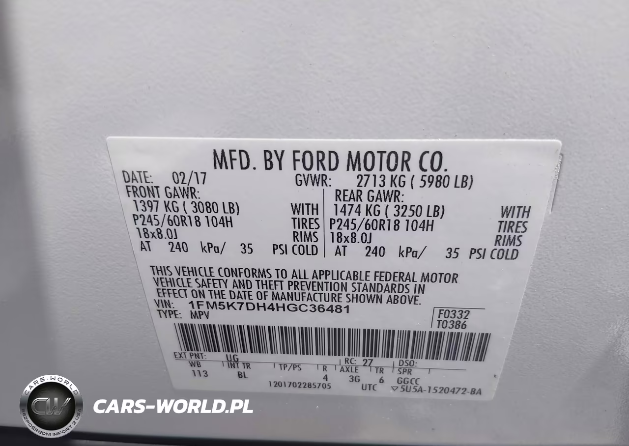 2017 Ford Explorer Xlt VIN:1FM5K7DH4HGC36481 - 9