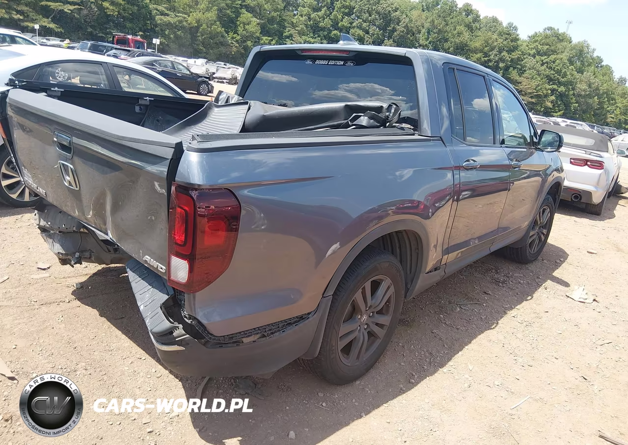 2020 Honda Ridgeline Awd Sport VIN:5FPYK3F1XLB029338 - 4