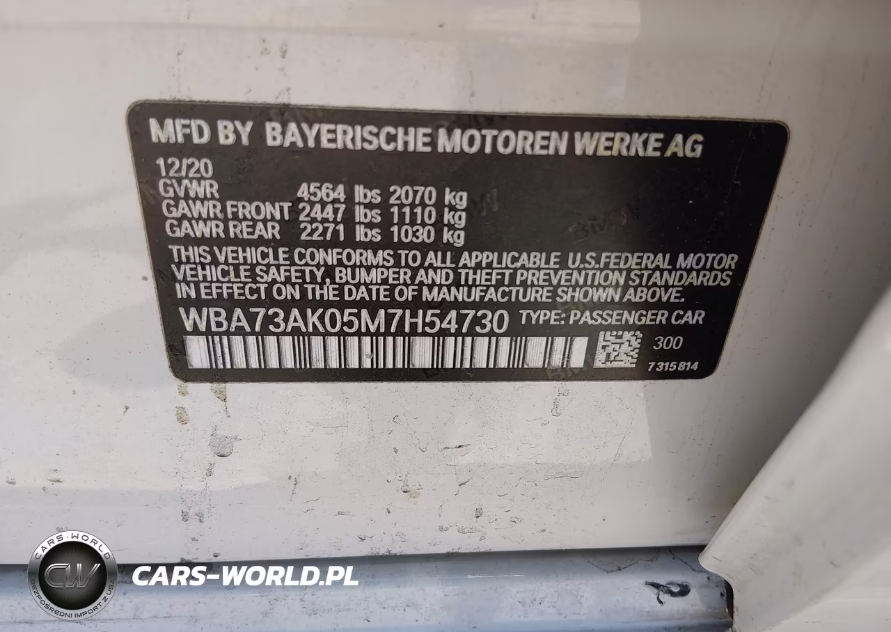 2021 BMW 228I Gran Coupe xDrive VIN:WBA73AK05M7H54730 - 9