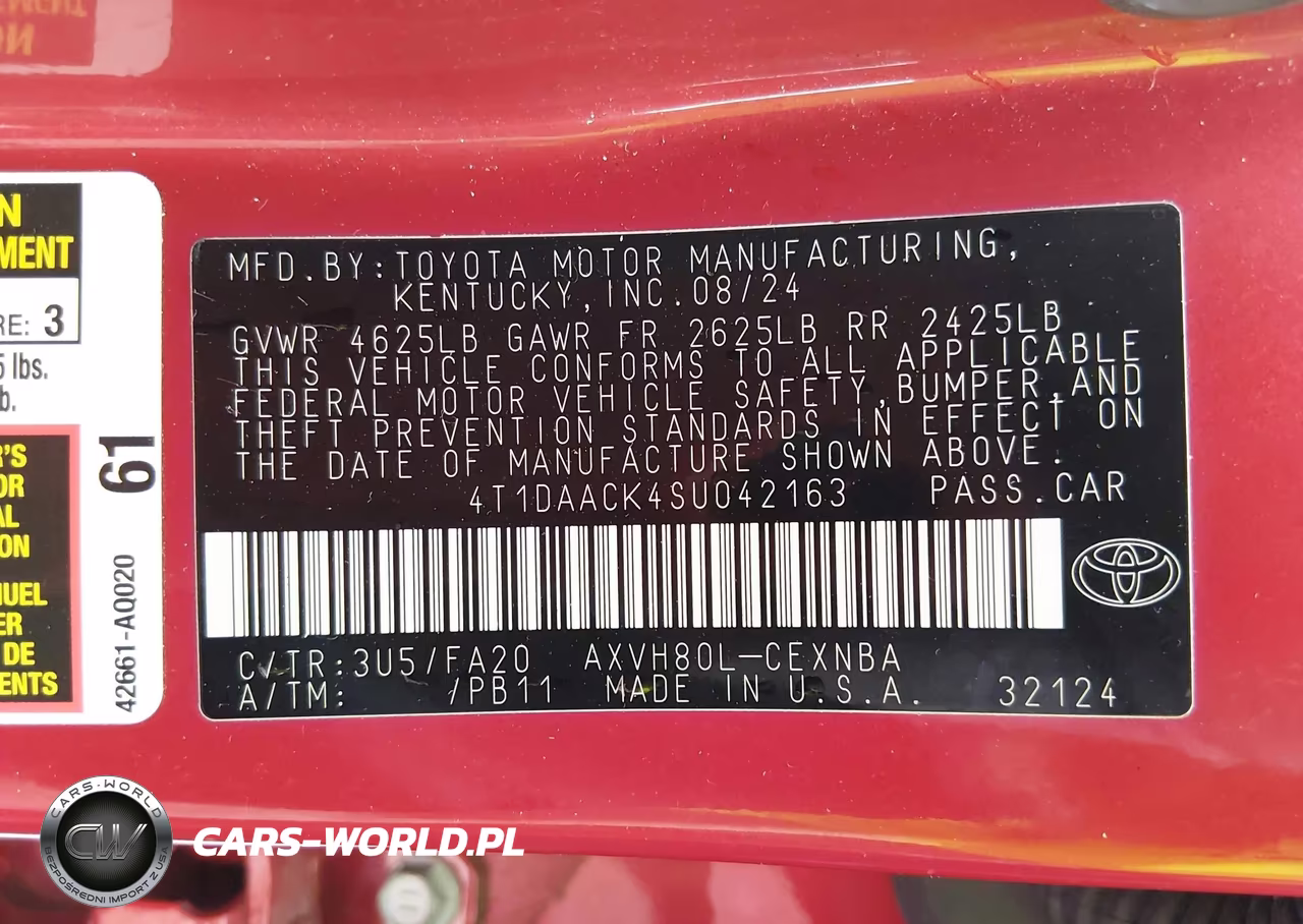 2025 Toyota Camry Le VIN:4T1DAACK4SU042163 - 9
