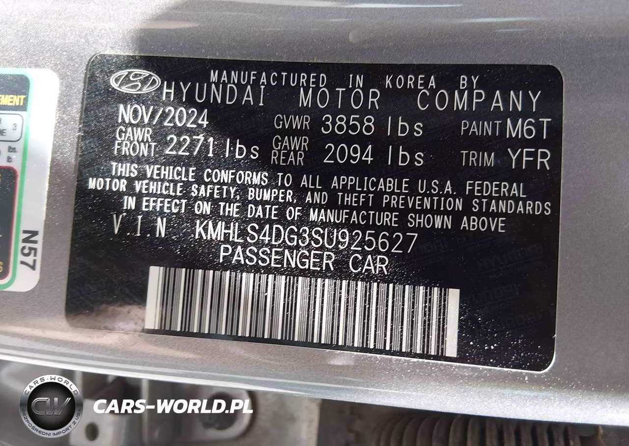 2025 Hyundai Elantra Sel Convenience VIN:KMHLS4DG3SU925627 - 9