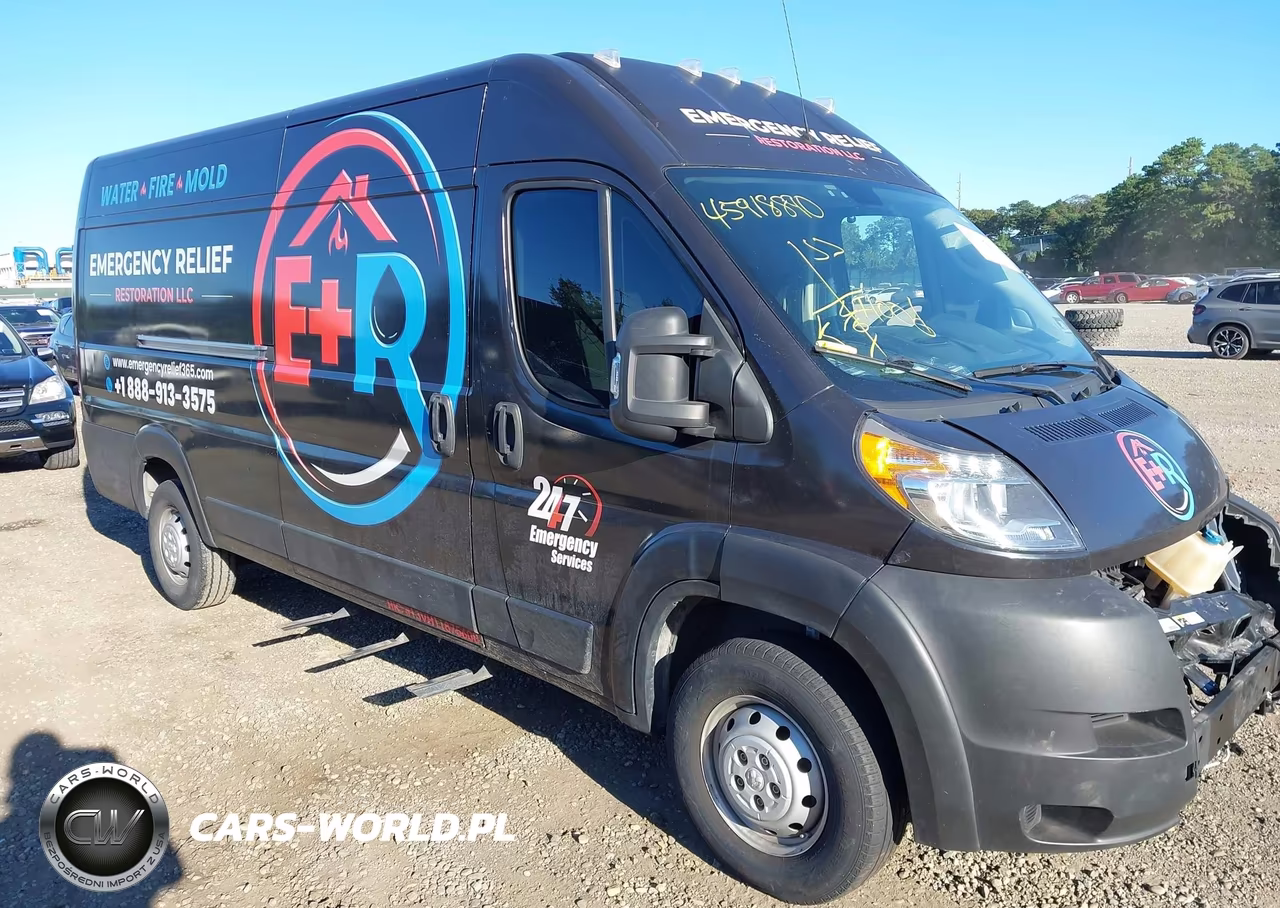 2019 Ram Promaster 3500 Cargo Van High Roof 159 Wb Ext VIN:3C6URVJG7KE548627 - 1