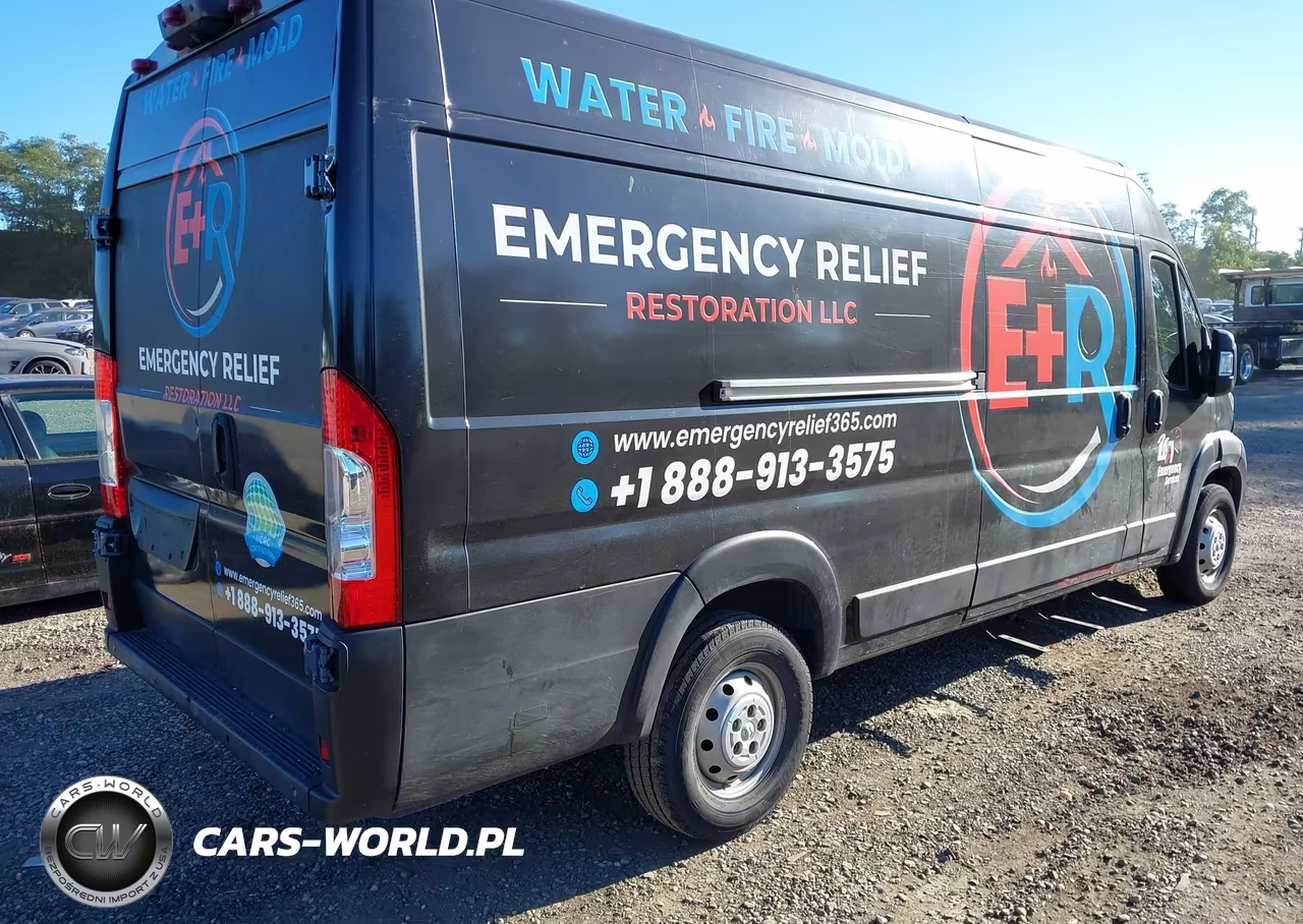 2019 Ram Promaster 3500 Cargo Van High Roof 159 Wb Ext VIN:3C6URVJG7KE548627 - 4