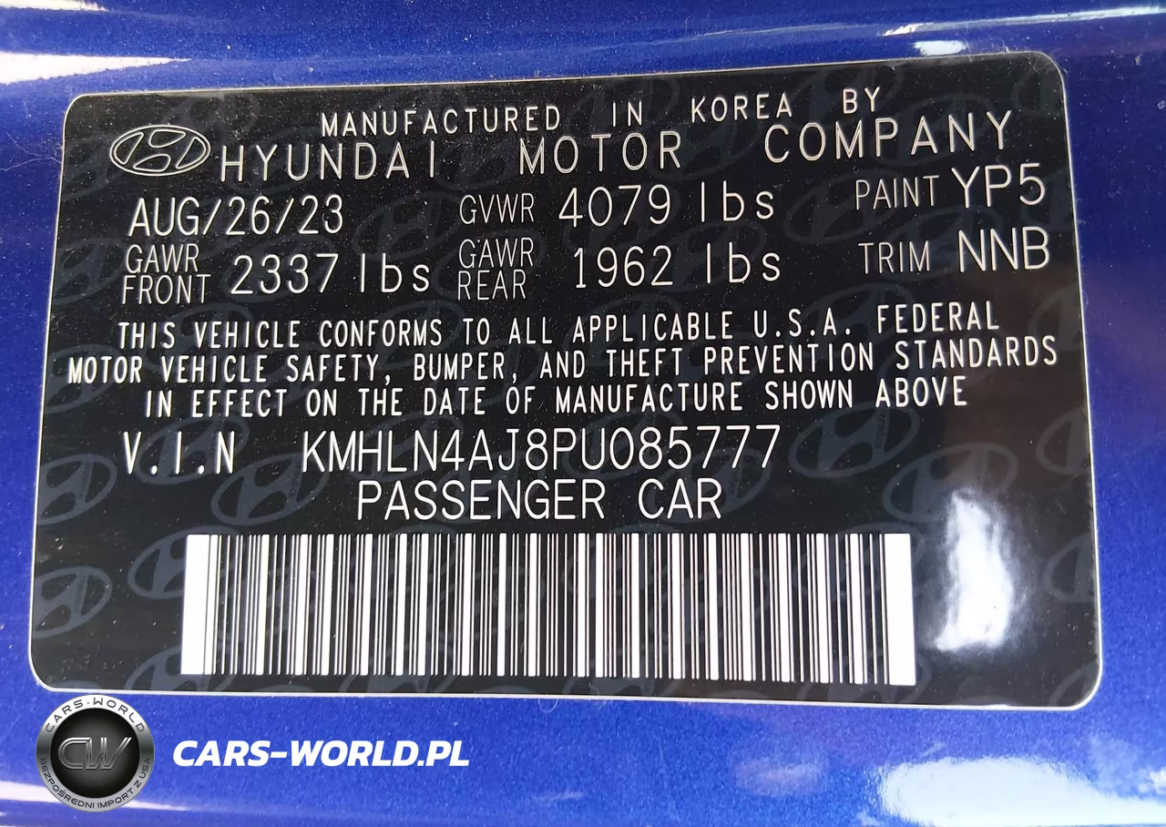 2023 Hyundai Elantra Hybrid Limited VIN:KMHLN4AJ8PU085777 - 9