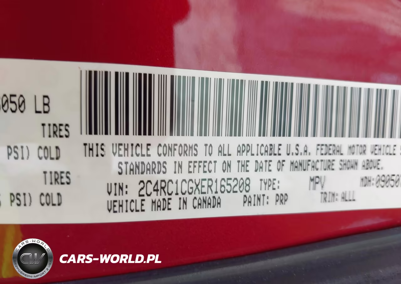 2014 Chrysler Town & Country Touring-L VIN:2C4RC1CGXER165208 - 9