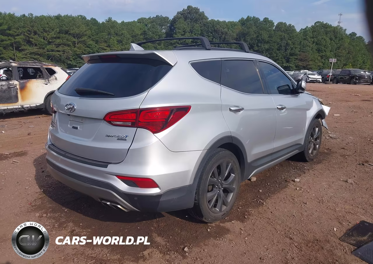 2017 Hyundai Santa Fe Sport 2.0T Ultimate VIN:5XYZW4LA5HG490166 - 4