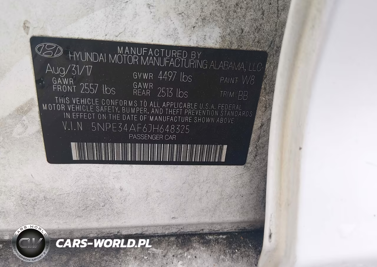2018 Hyundai Sonata Sel VIN:5NPE34AF6JH648325 - 9