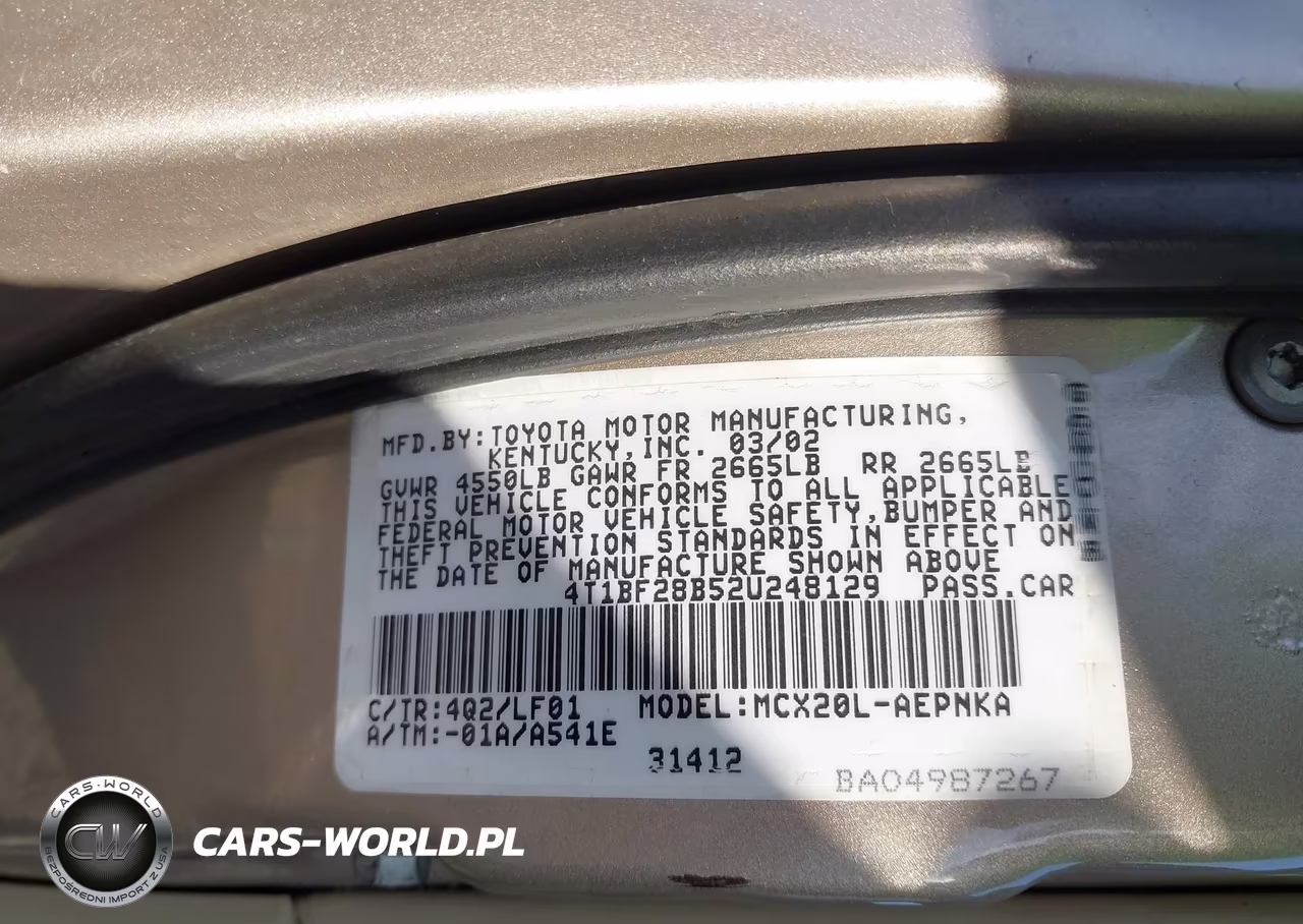 2002 Toyota Avalon Xl VIN:4T1BF28B52U248129 - 9