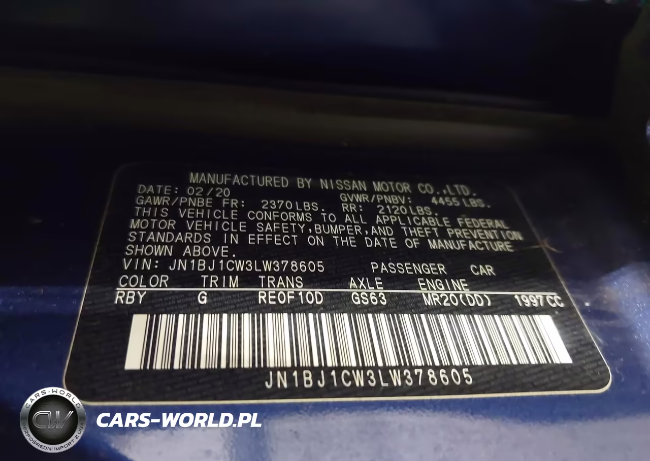 2020 Nissan Rogue Sport S Awd Xtronic Cvt VIN:JN1BJ1CW3LW378605 - 9