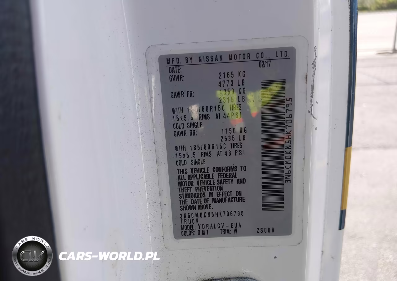 2017 Nissan Nv200 Sv VIN:3N6CM0KN5HK706795 - 9