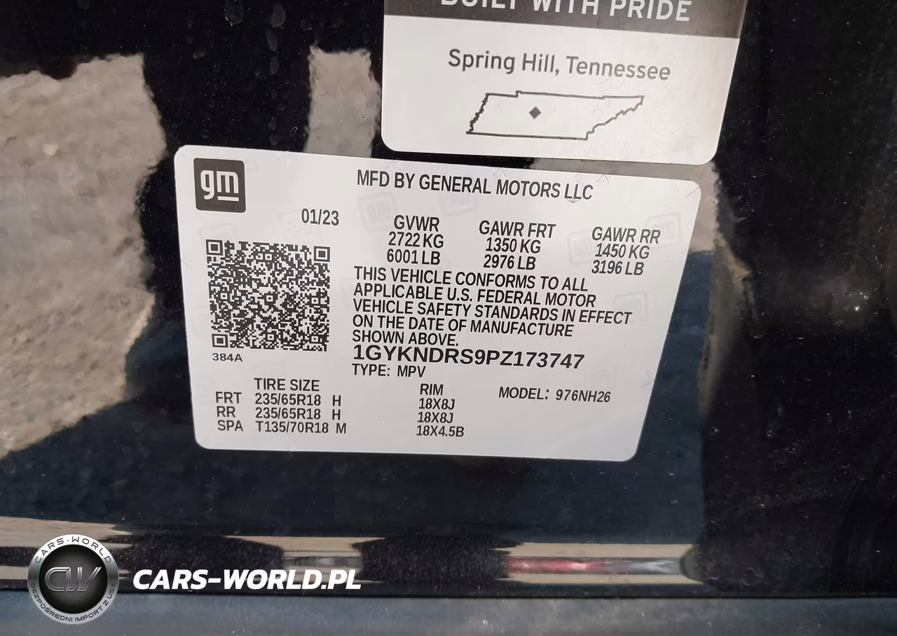 2023 Cadillac Xt5 Awd Premium Luxury VIN:1GYKNDRS9PZ173747 - 9
