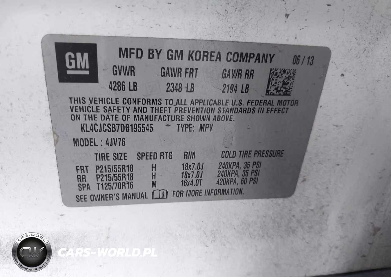 2013 Buick Encore Leather VIN:KL4CJCSB7DB195545 - 9