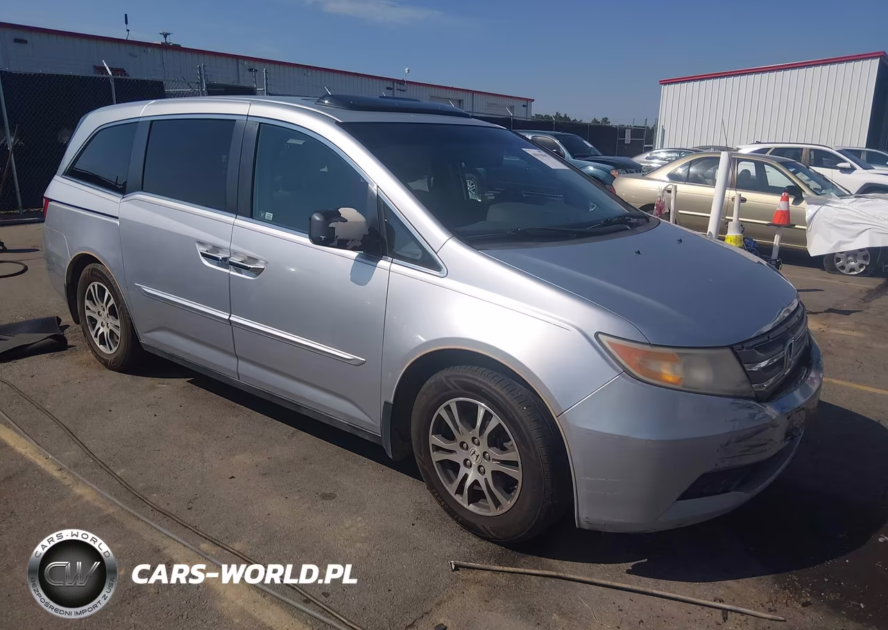 2012 Honda Odyssey Ex-L VIN:5FNRL5H61CB015696 - 1