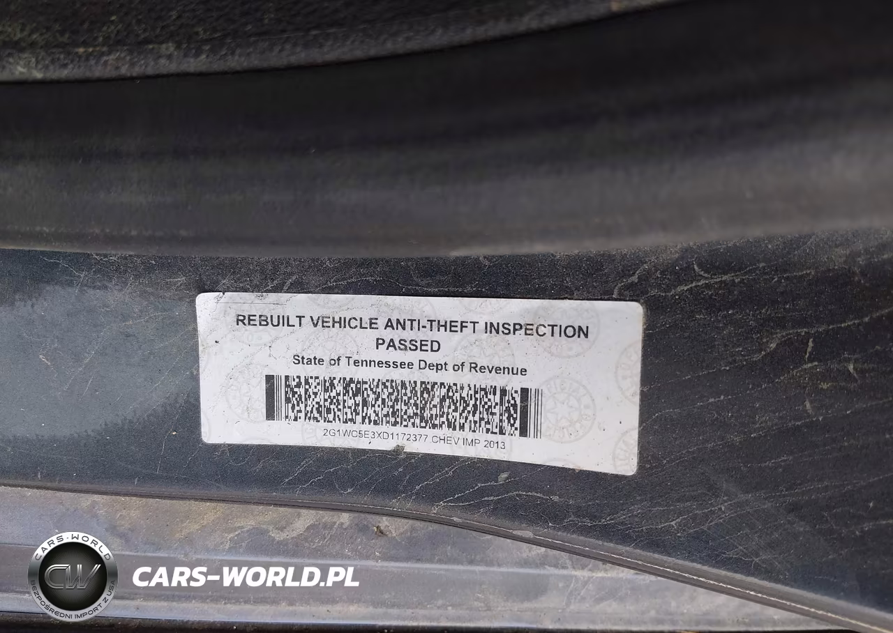 2013 Chevrolet Impala Ltz VIN:2G1WC5E3XD1172377 - 9