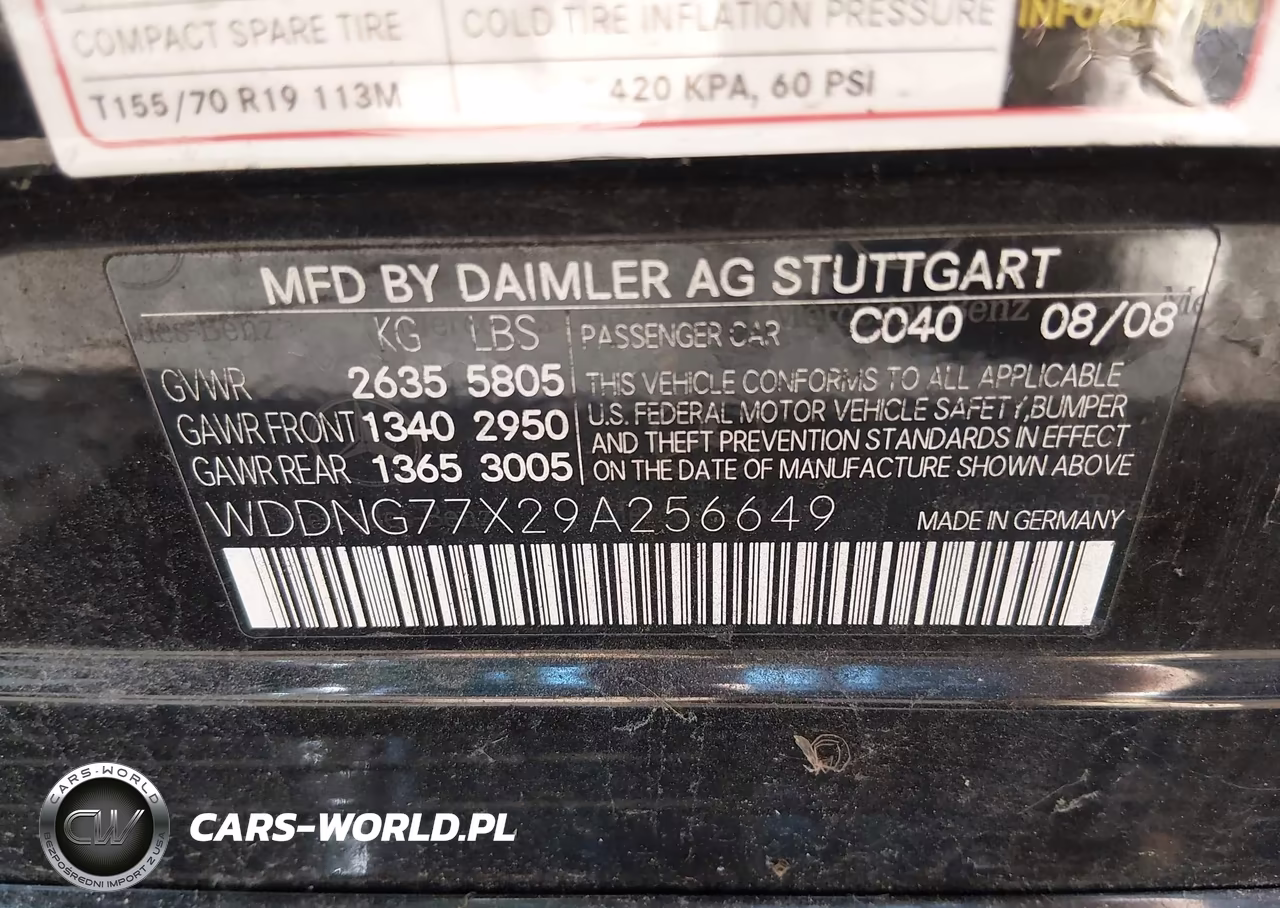 2009 Mercedes-Benz S 63 Amg VIN:WDDNG77X29A256649 - 9