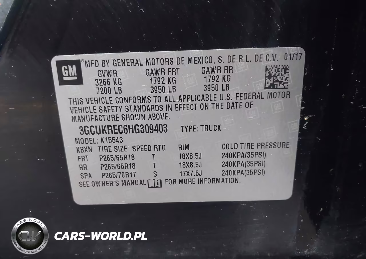 2017 Chevrolet Silverado 1500 Lt VIN:3GCUKREC6HG309403 - 9