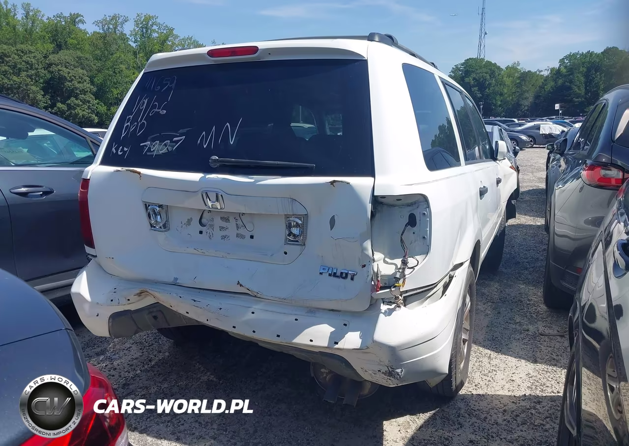 2005 Honda Pilot Ex-L VIN:5FNYF18565B007907 - 4