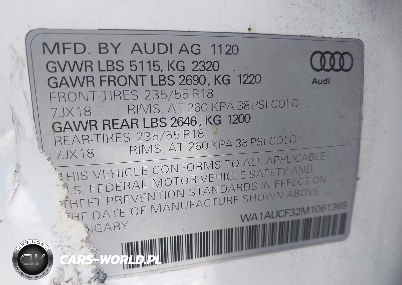 2021 Audi Q3 Premium 40 Tfsi Quattro Tiptronic VIN:WA1AUCF32M1061369 - 9