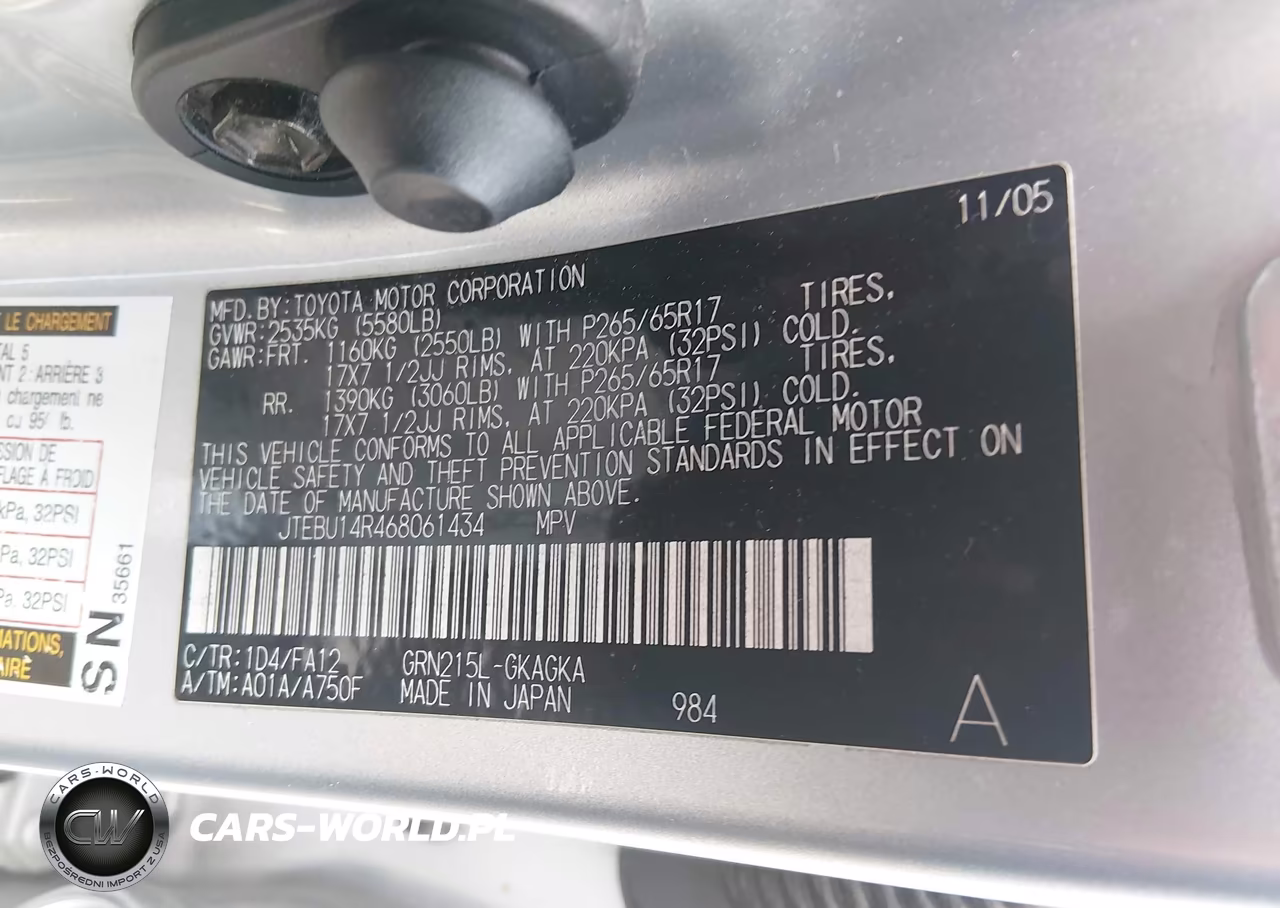 2006 Toyota 4Runner Sr5 V6 VIN:JTEBU14R468061434 - 9