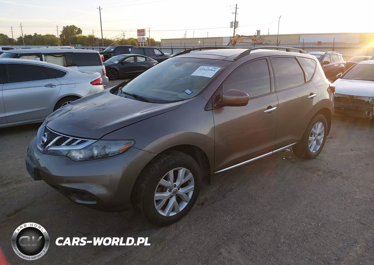 2011 Nissan Murano Sl VIN:JN8AZ1MU7BW066112 - 2