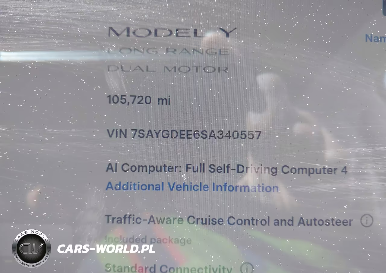 2025 Tesla Model Y Long Range Dual Motor All-Wheel Drive VIN:7SAYGDEE6SA340557 - 7