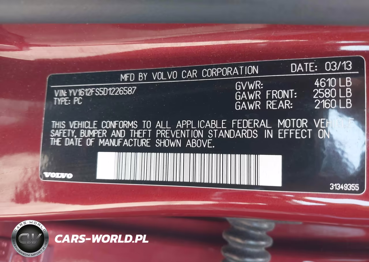 2013 Volvo S60 T5 VIN:YV1612FS5D1226587 - 9