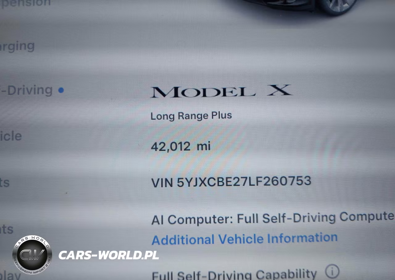 2020 Tesla Model X Long Range Dual Motor All-Wheel Drive-Long Range Plus Dual Motor All-Wheel Drive VIN:5YJXCBE27LF260753 - 15