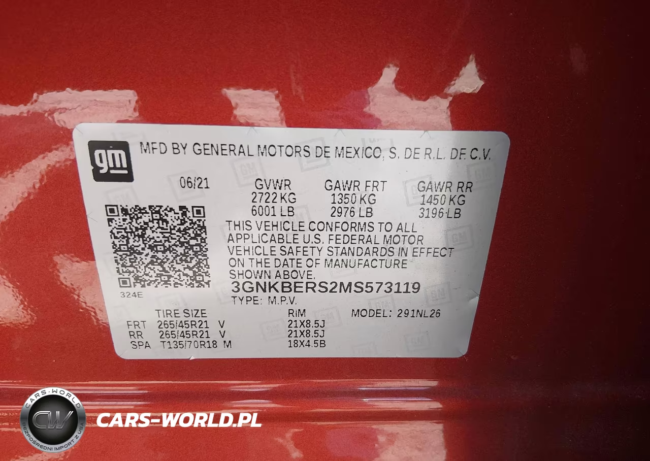 2021 Chevrolet Blazer Fwd Rs VIN:3GNKBERS2MS573119 - 9