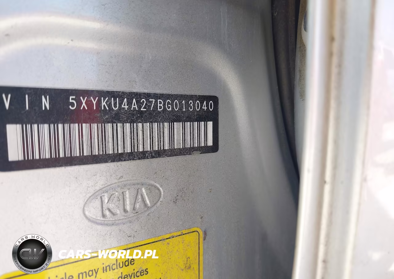 2011 Kia Sorento Ex V6 VIN:5XYKU4A27BG013040 - 9